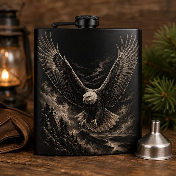 Flasque 8 oz – Aigle majestueux