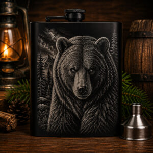 Flasque 8 oz – Ours sauvage