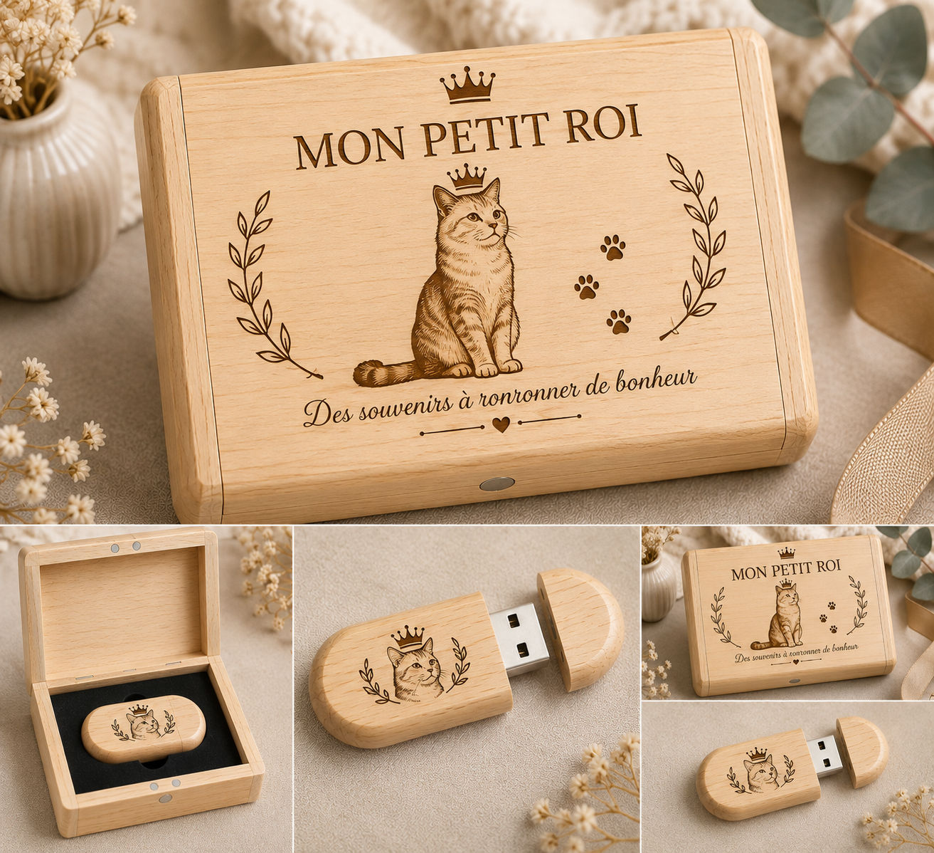 Coffret USB – Mon petit roi