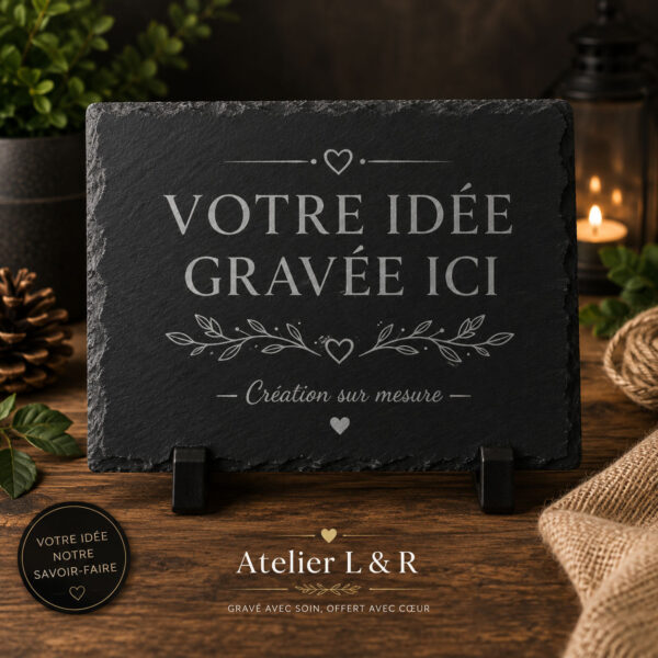 Ardoise personnalisée – Création sur mesure