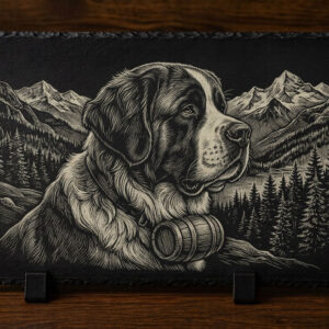 Ardoise gravée – Saint-Bernard