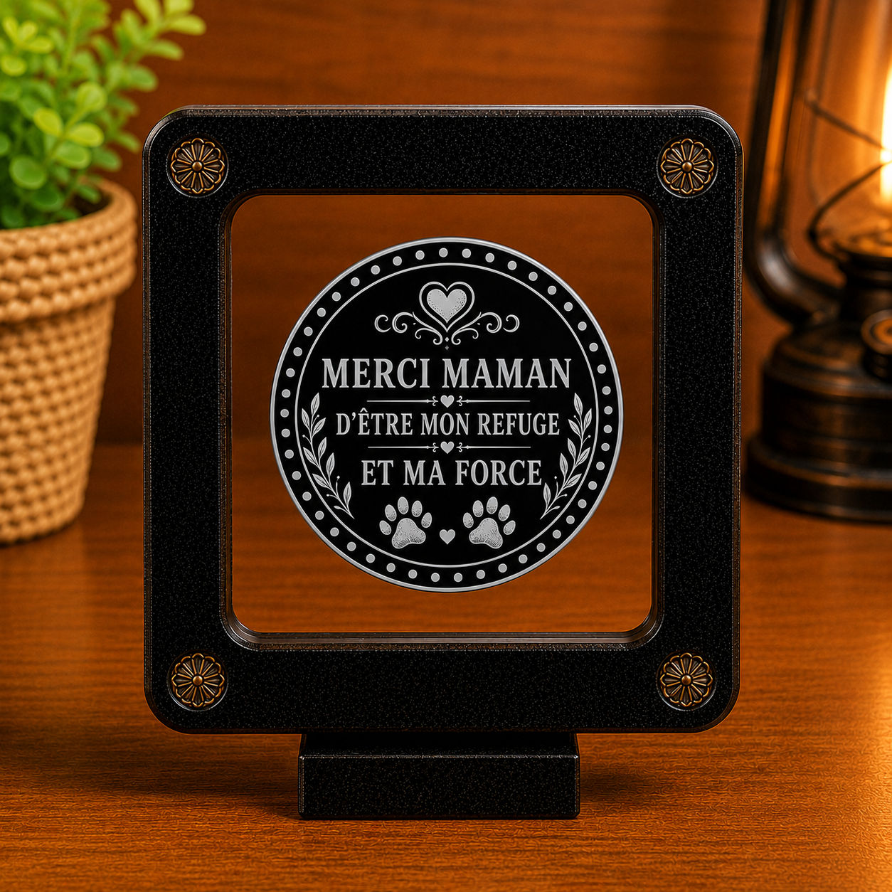 Câlin de poche Maman – Merci d’être mon refuge et ma force – Image 6